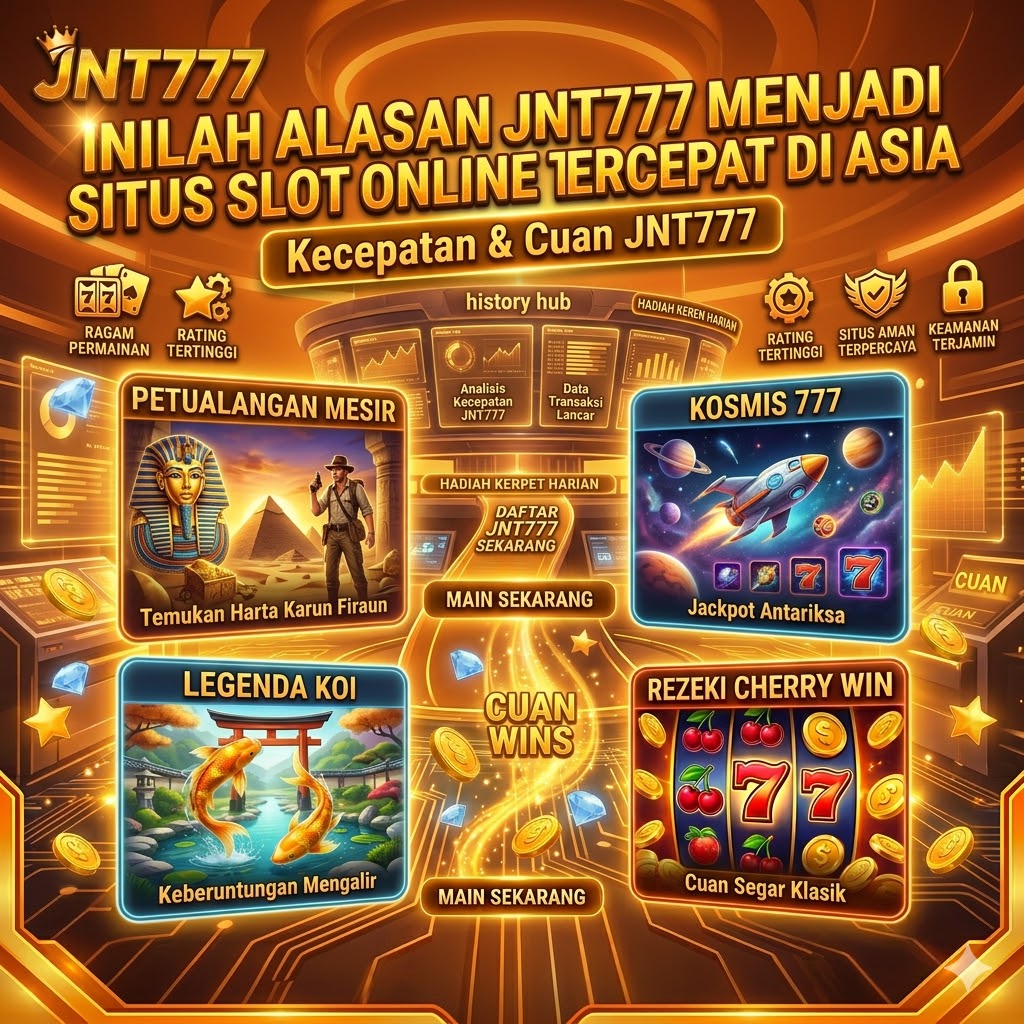 Inilah Alasan JNT777 Menjadi Situs Slot Online Tercepat di Asia